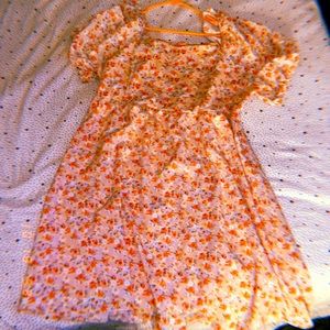 Plus Ditsy Floral Dress